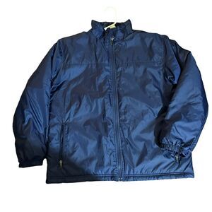 L.L Bean Navy Blue Thermolite Active Insulation Puffer Jacket‎ - Size Large